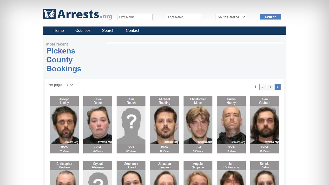 Pickens County Arrests and Inmate Search